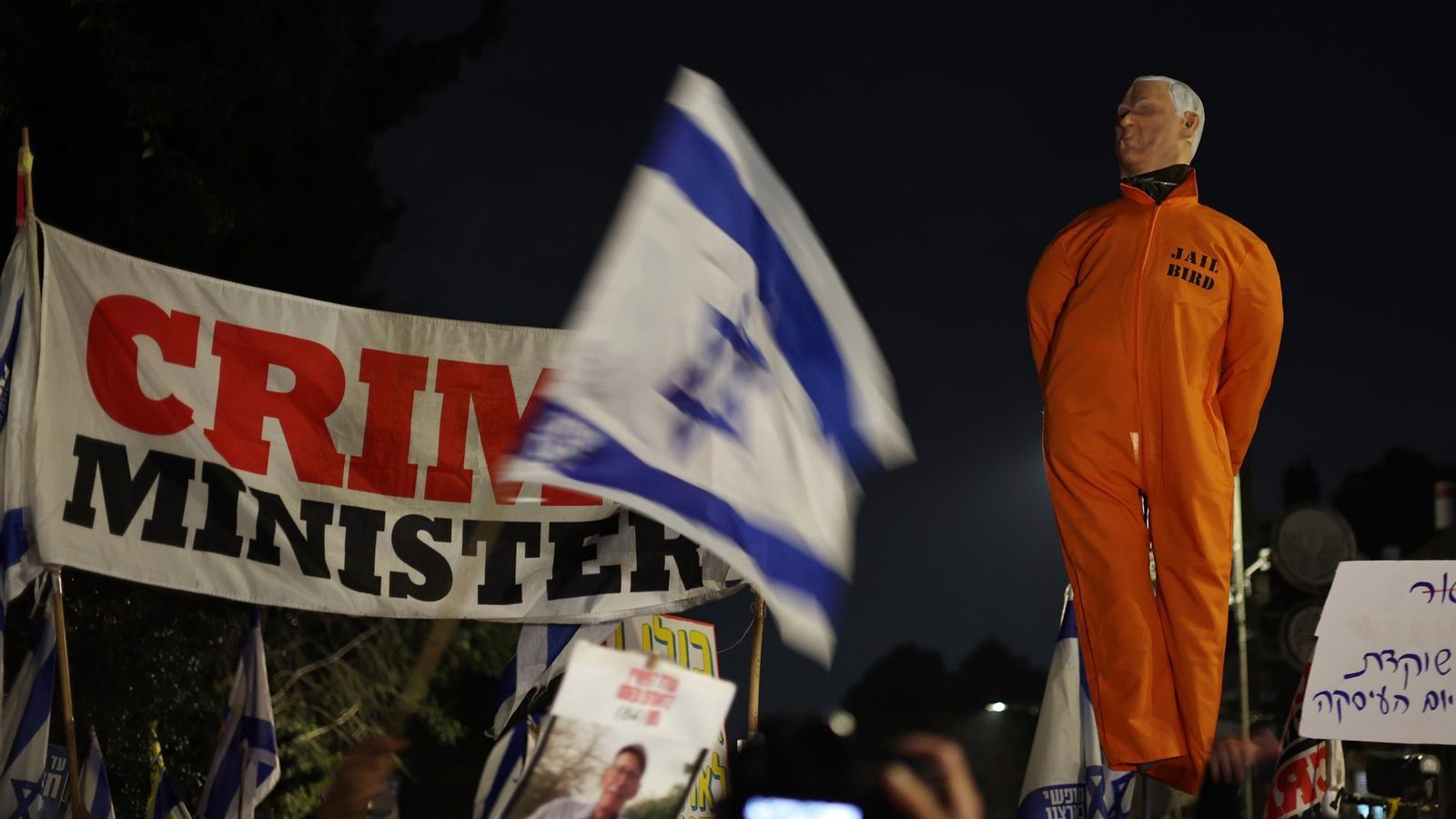 Les famílies dels presos israelians protesten en Jerusalem