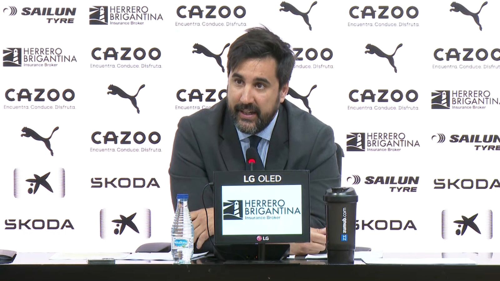 El director corporatiu del València CF, Javier Solís