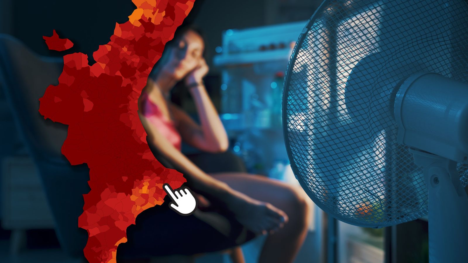 Mira el mapa de les temperatures màximes i mínimes