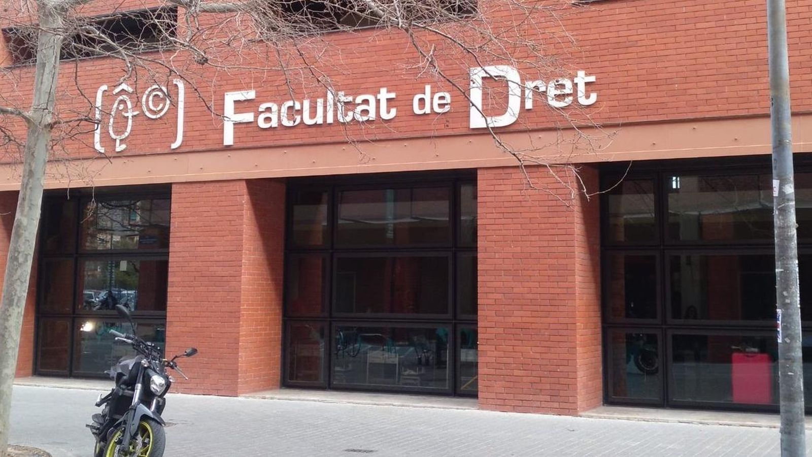 La facultat de Dret, en una imatge d'arxiu