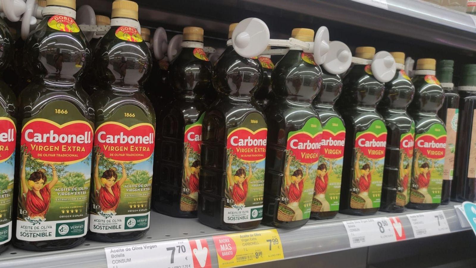 Preu oli d'oliva disparat