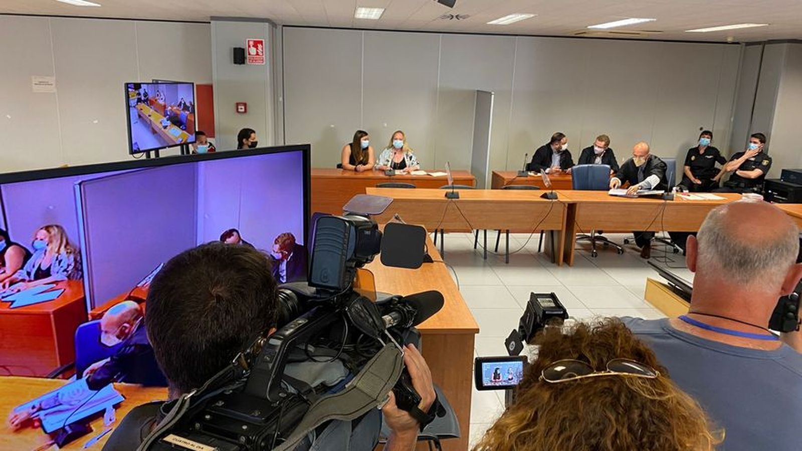 Els moments previs a la lectura del veredicte el juny d'enguany a la Ciutat de la Justícia de València