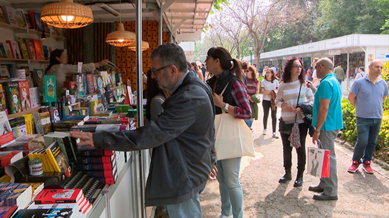 La Fira del Llibre de València en una edició anterior