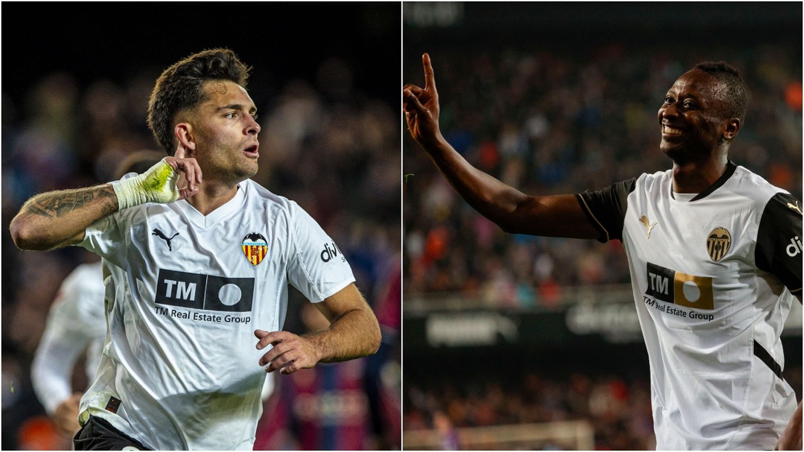 Hugo Duro i Umar Sadiq, en imatges d'arxiu