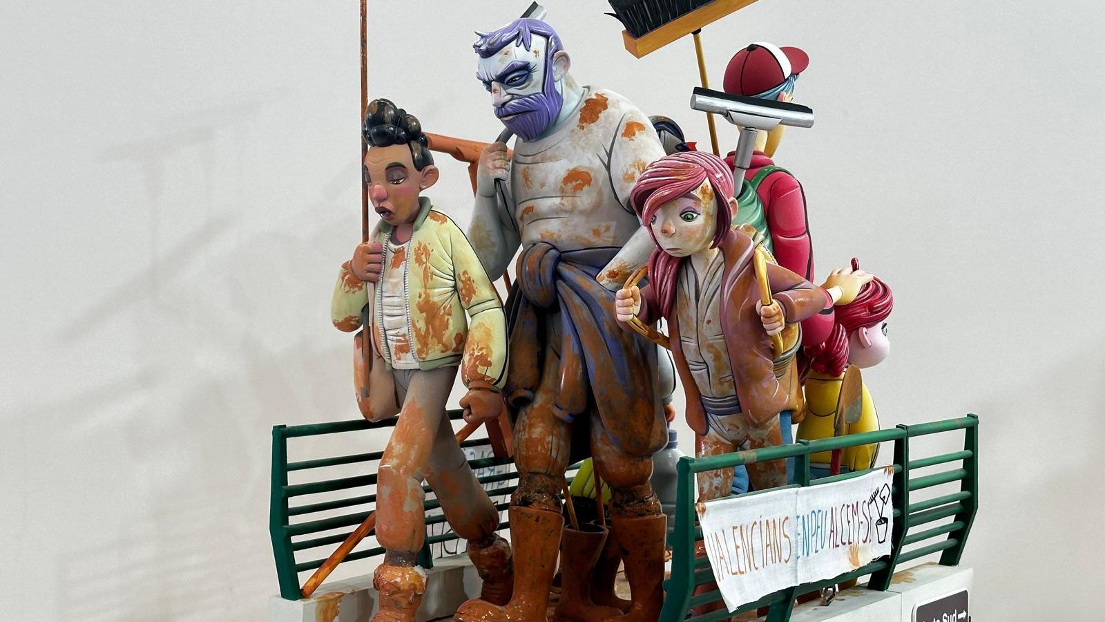 Figura candidata a ser indultada, en homenatge al veïnat dels pobles valencians afectats per la dana