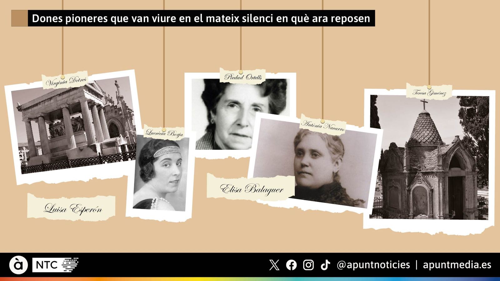 Dones pioneres que van viure en el mateix silenci en què ara reposen