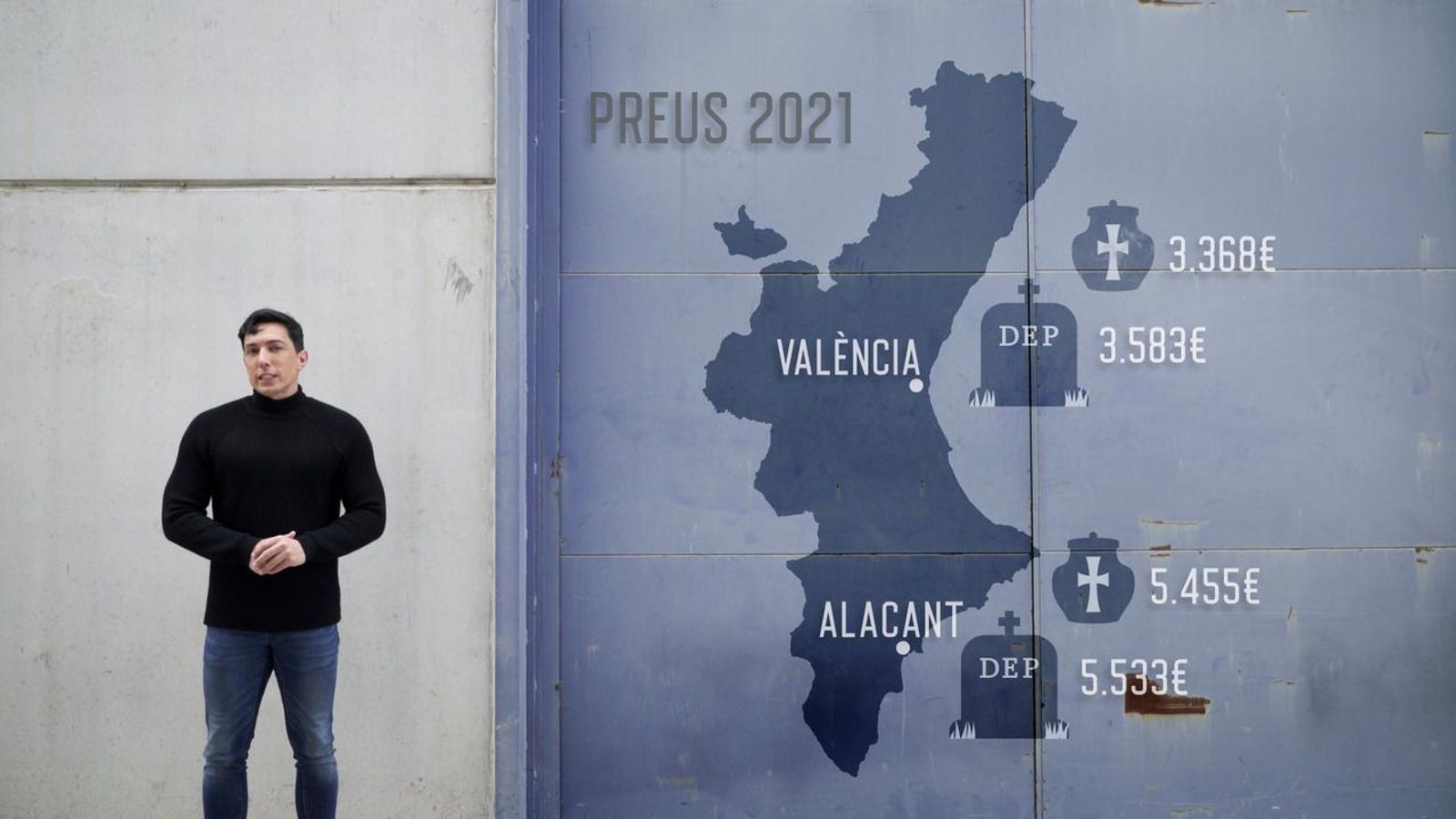 Un enterrament mitjà costa entre 5.000 i 8.000 euros, encara que fluctua depenent de zona geogràfica