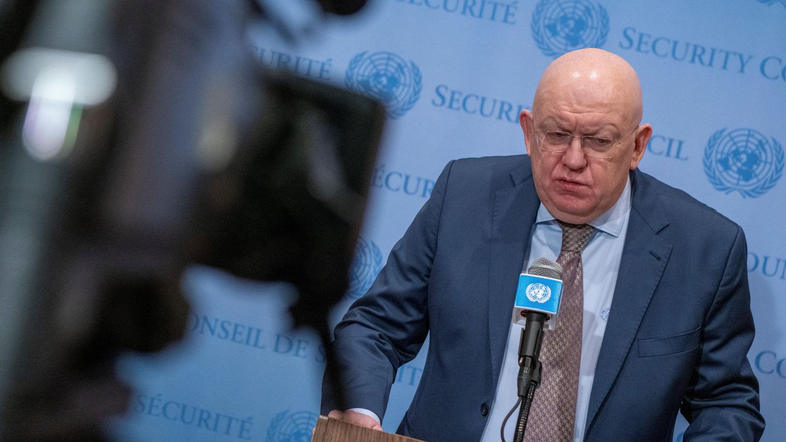 L'ambaixador de Rússia a les Nacions Unides, Vassily Nebenzia