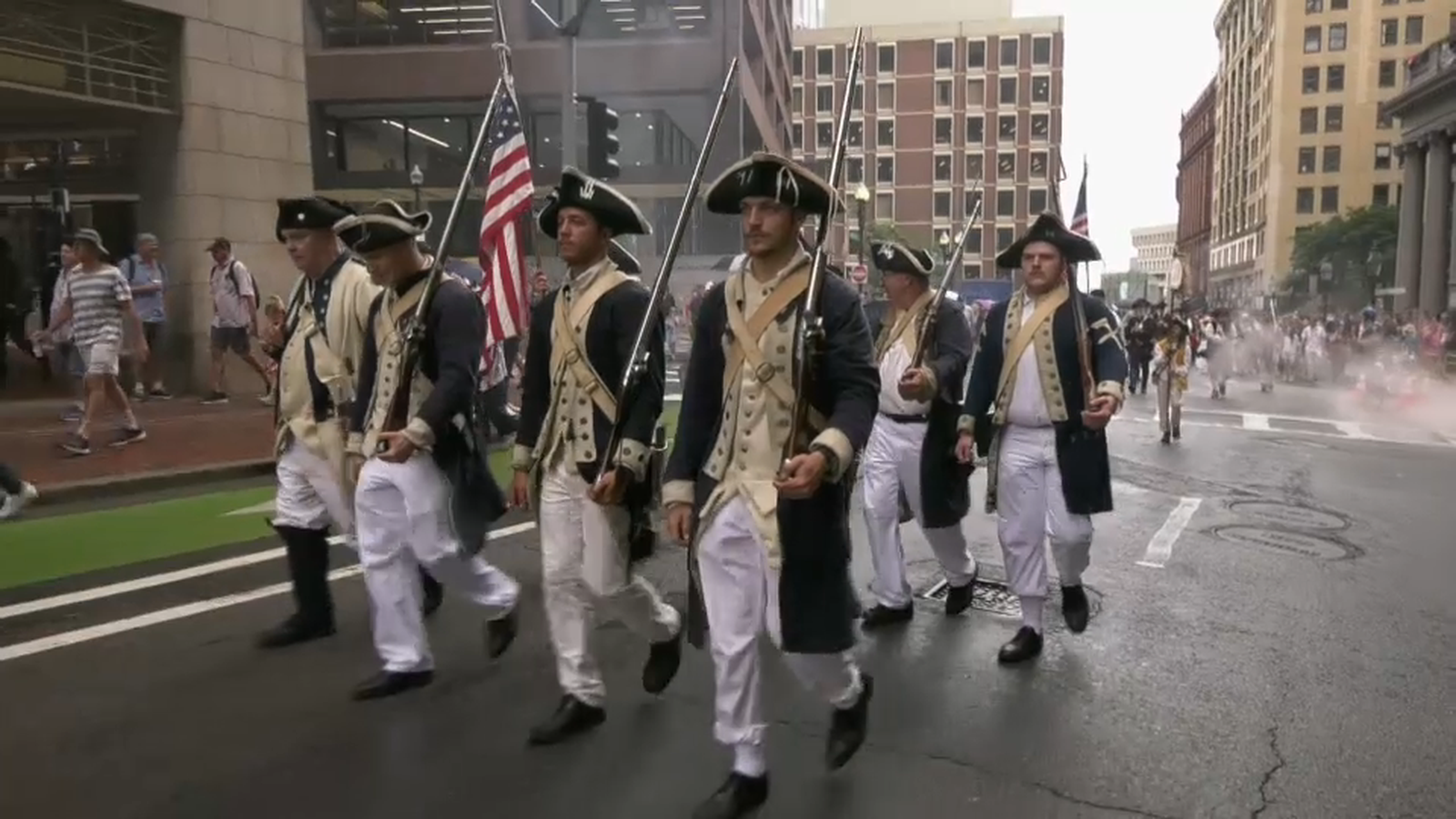 Desfilada patriòtica del 4 de juliol a Boston