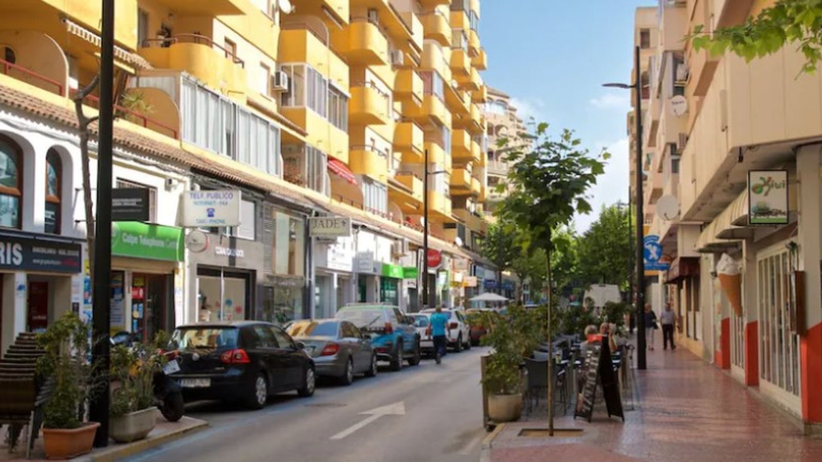 Imatge d'arxiu d'un carrer de Calp