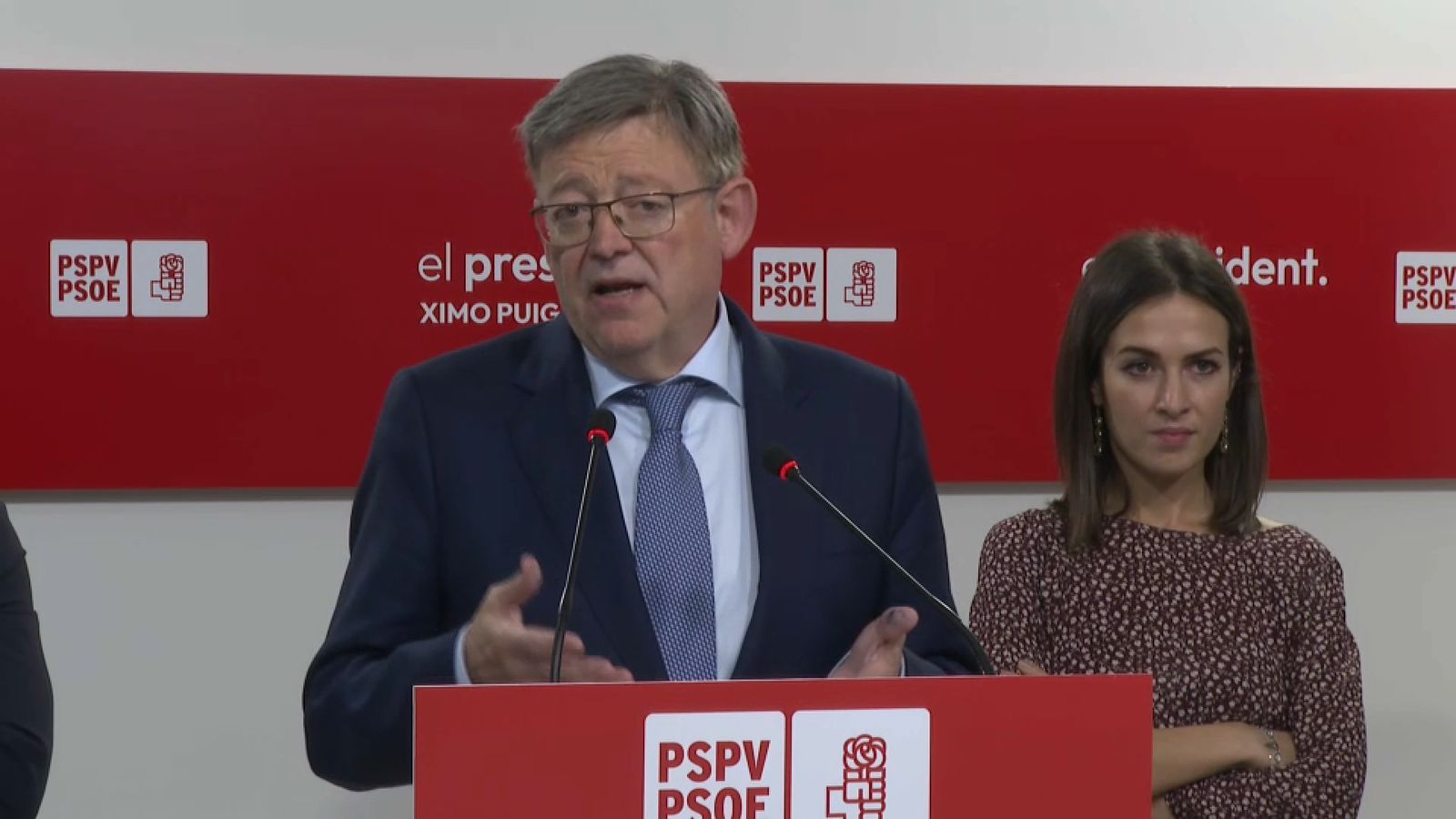 Roda de premsa del president de la Generalitat en funcions, Ximo Puig