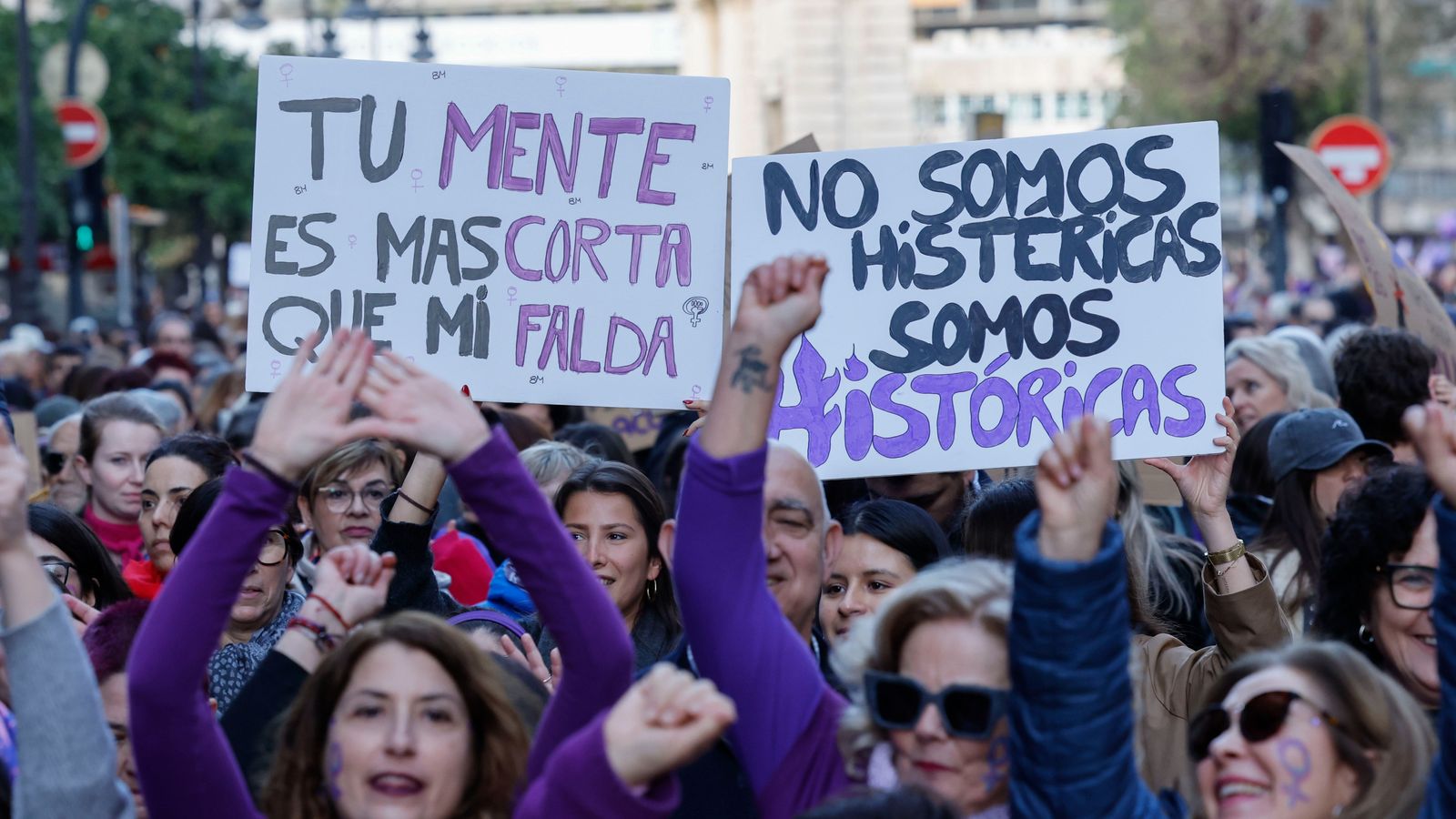 Manifestació pel 8M a València