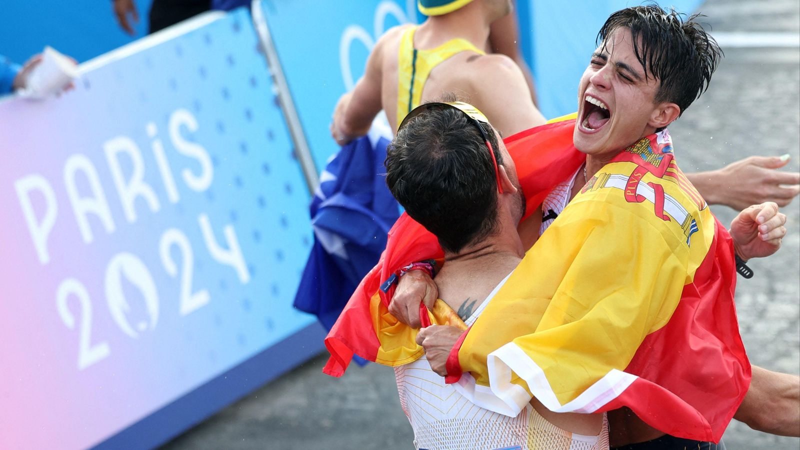 Álvaro Martín i María Pérez celebren l'or