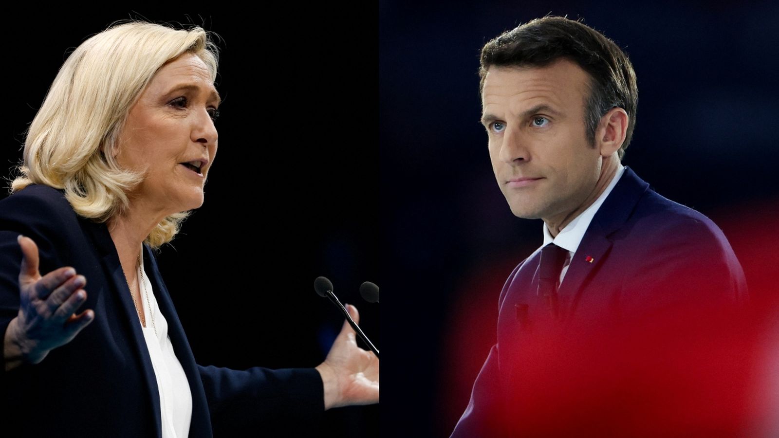 Marine Le Pen i Emmanuel Macron, cara a cara de la segona volta de les eleccions presidencials franceses