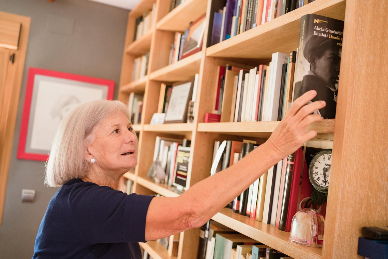 La escritora, a sa casa a Vinaròs