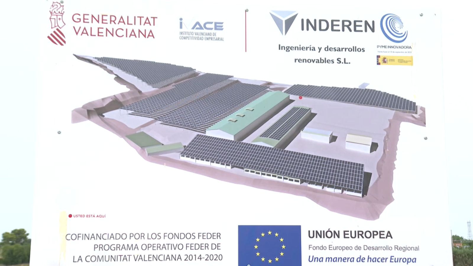Mapa del projecte d'hort solar de Picassent