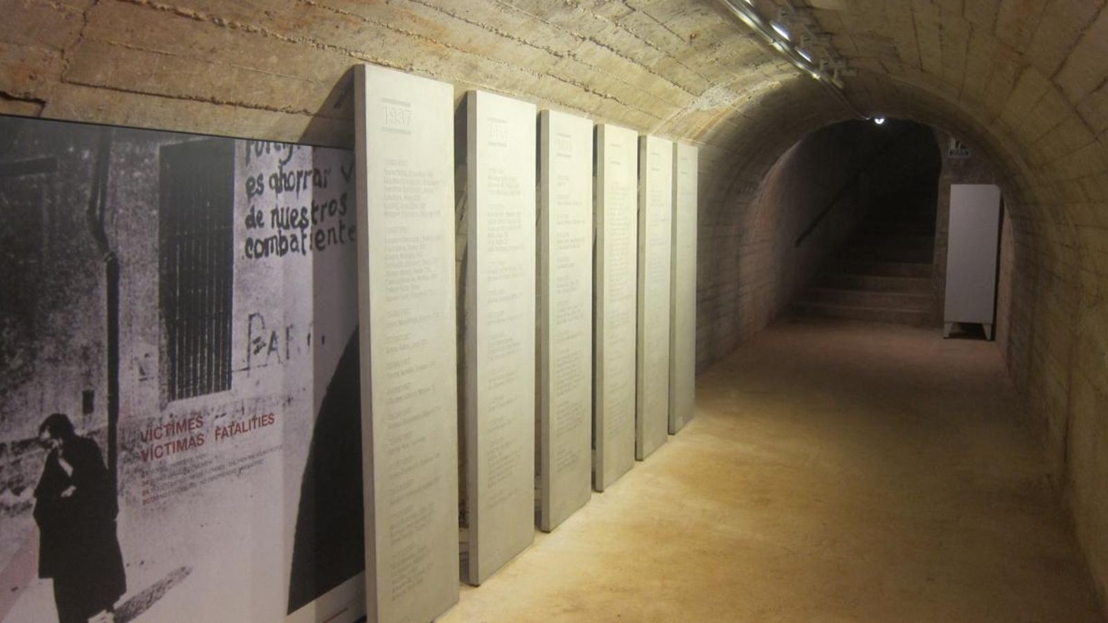 El refugi antiaeri de la plaça de Tetuan forma part del que serà el Museu de la Ciutat de Castelló (MUCC).