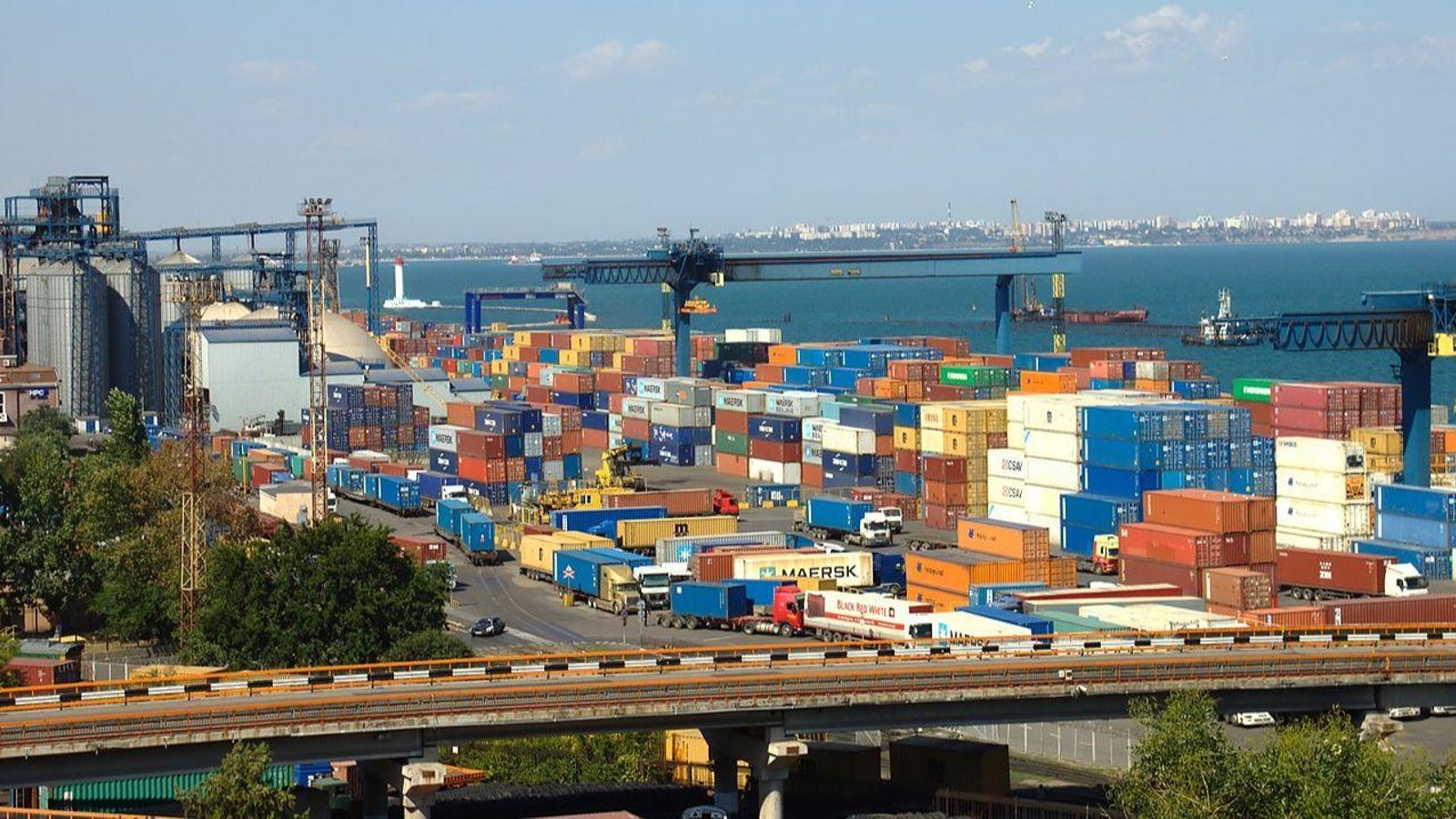 Imatge d'arxiu del port d'Odessa, Ucraïna