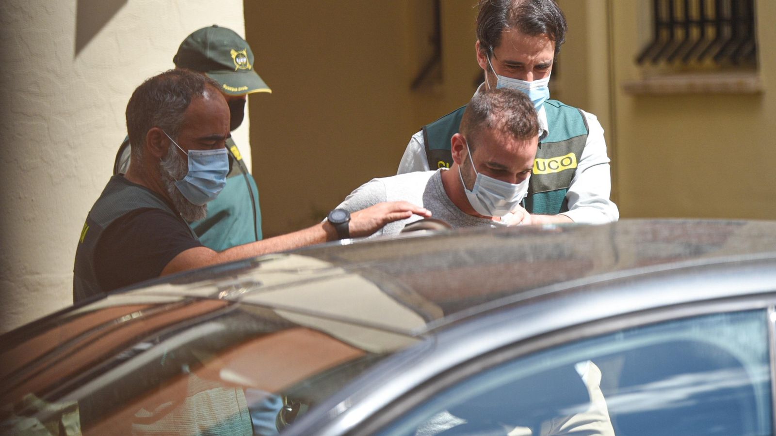 'El Tuvi' en el moment de la seua detenció per la desaparició de la jove Wafaa