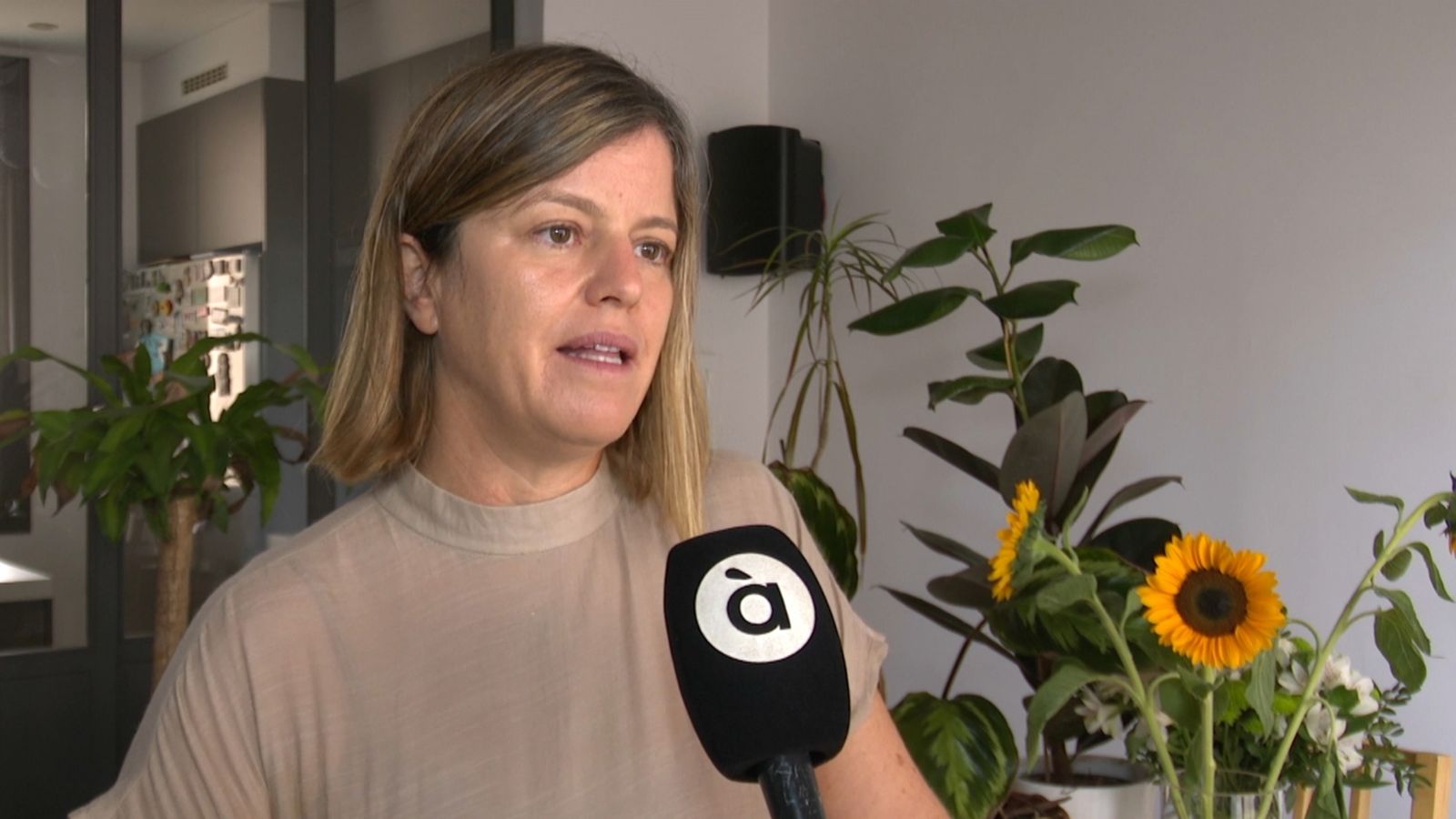 La denunciant, Tais Mitjanas en l'entrevista per a À Punt