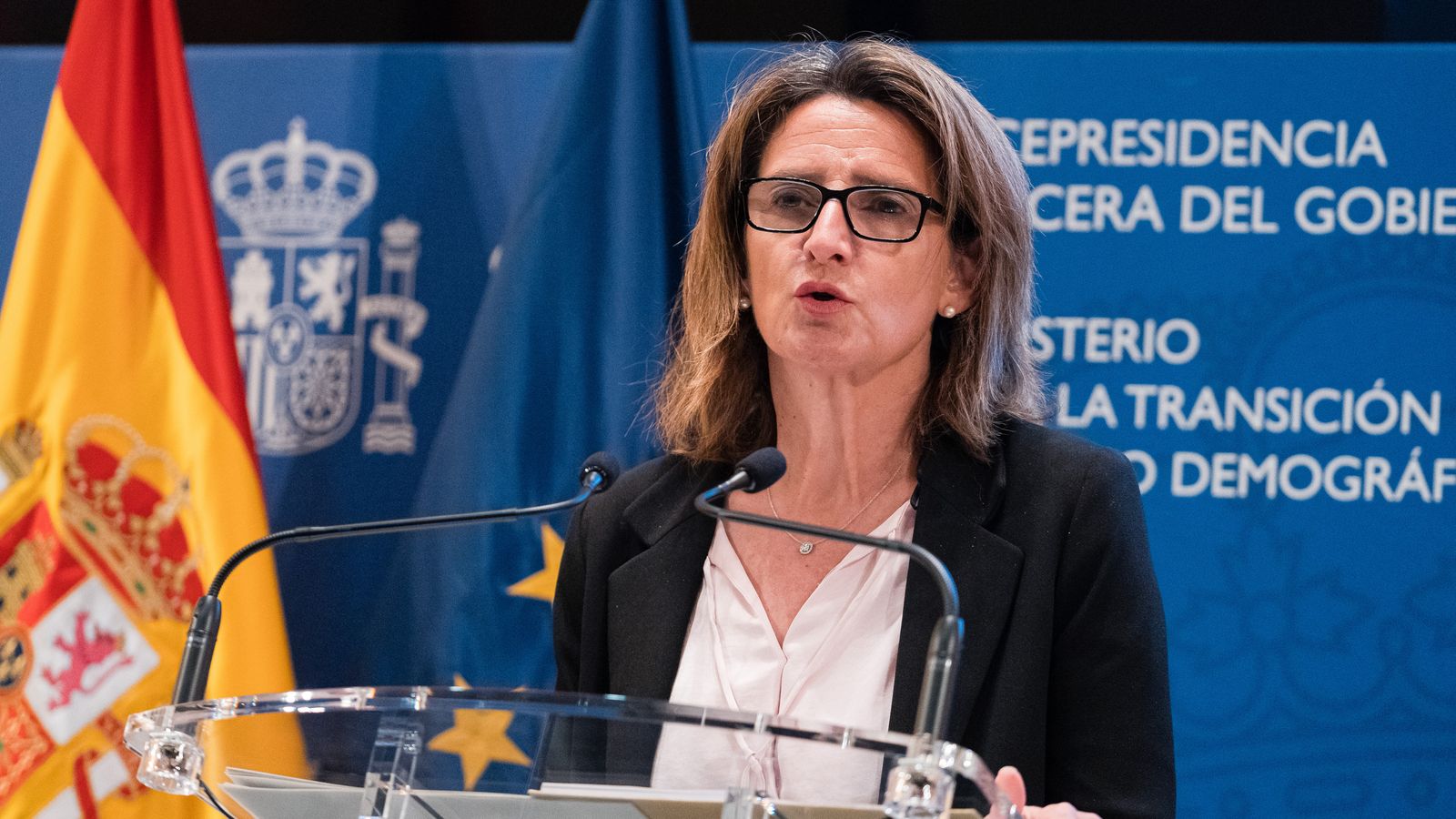 La vicepresidenta tercera i ministra de Transició Ecològica i Repte Demogràfic, Teresa Ribera