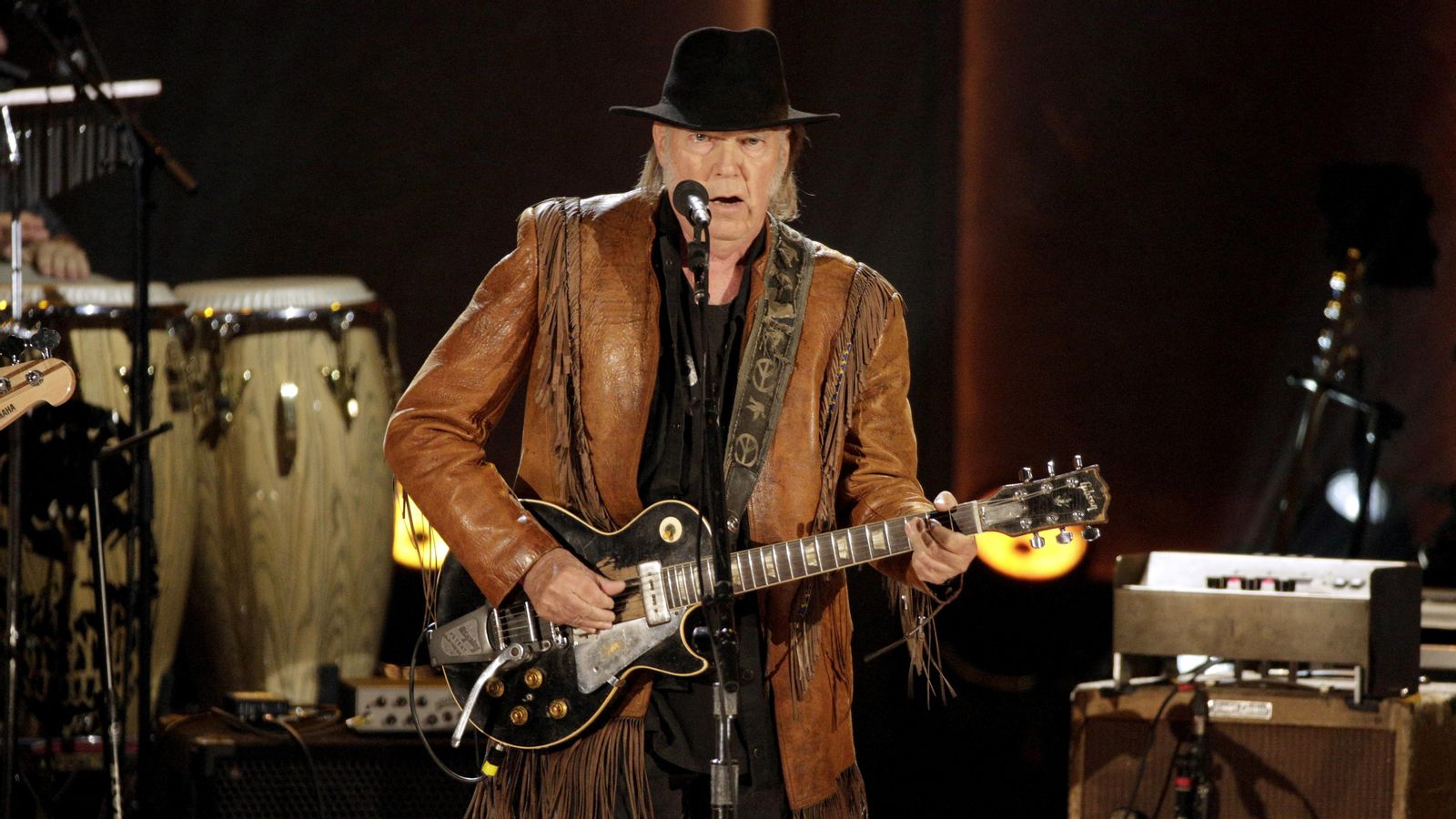 El veterà músic Neil Young, en una imatge d'arxiu