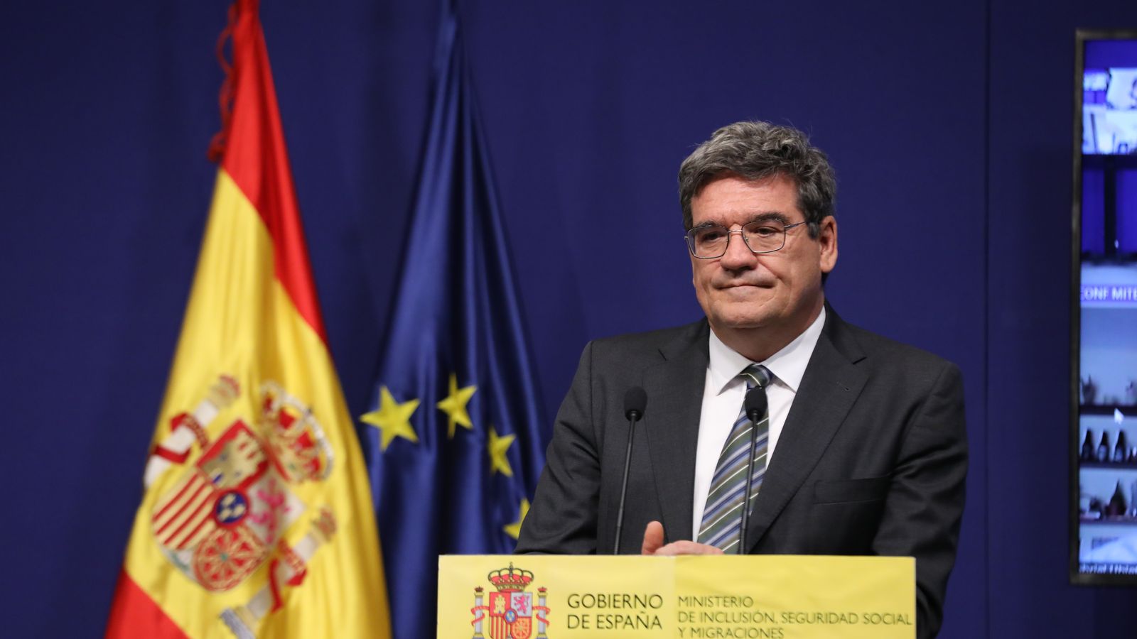 El ministre d'Inclusió, Seguretat Social i Migracions, José Luis Escrivá