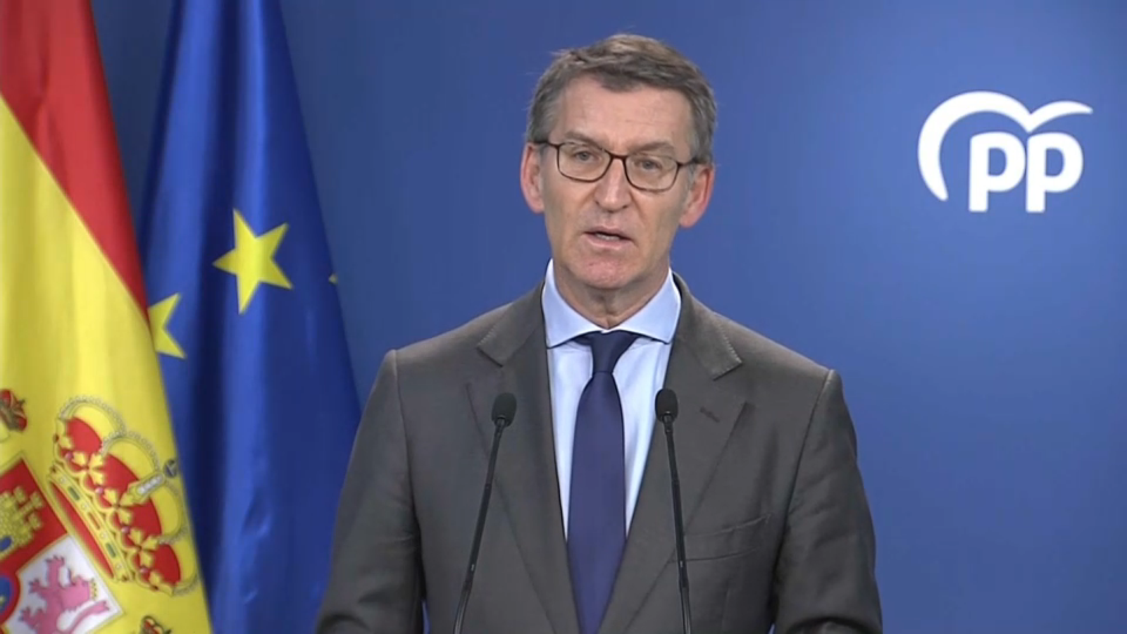 El president del Partit Popular, Alberto Núñez Feijóo, aquest dimarts