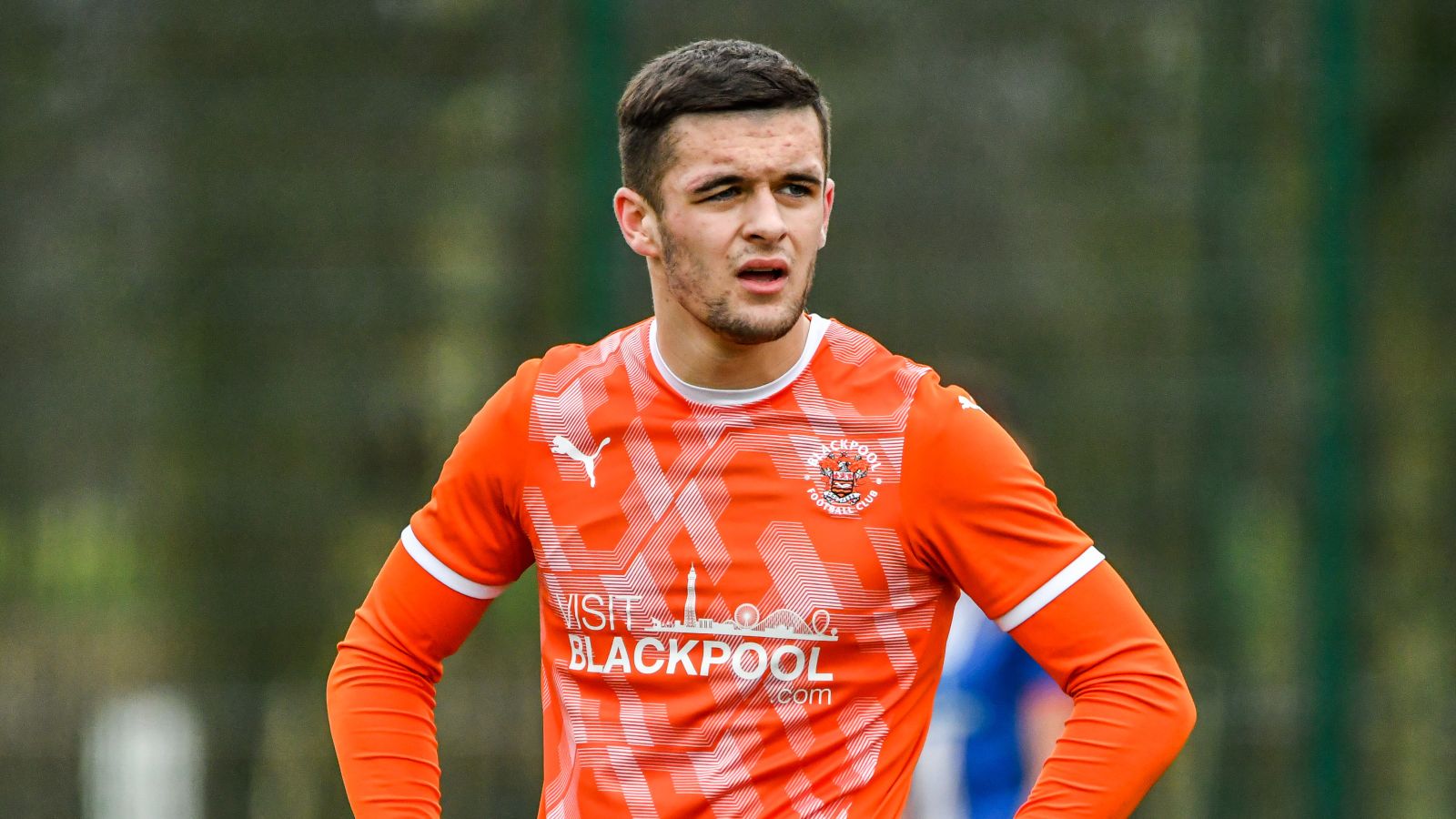 El jugador del Blackpool, Jake Daniels