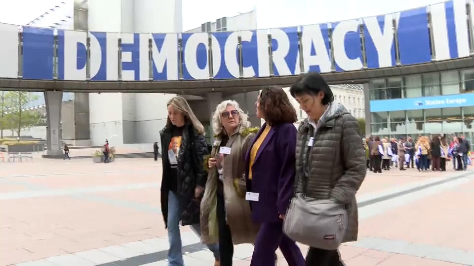 Les representants de les víctimes, de camí a l'Europarlament