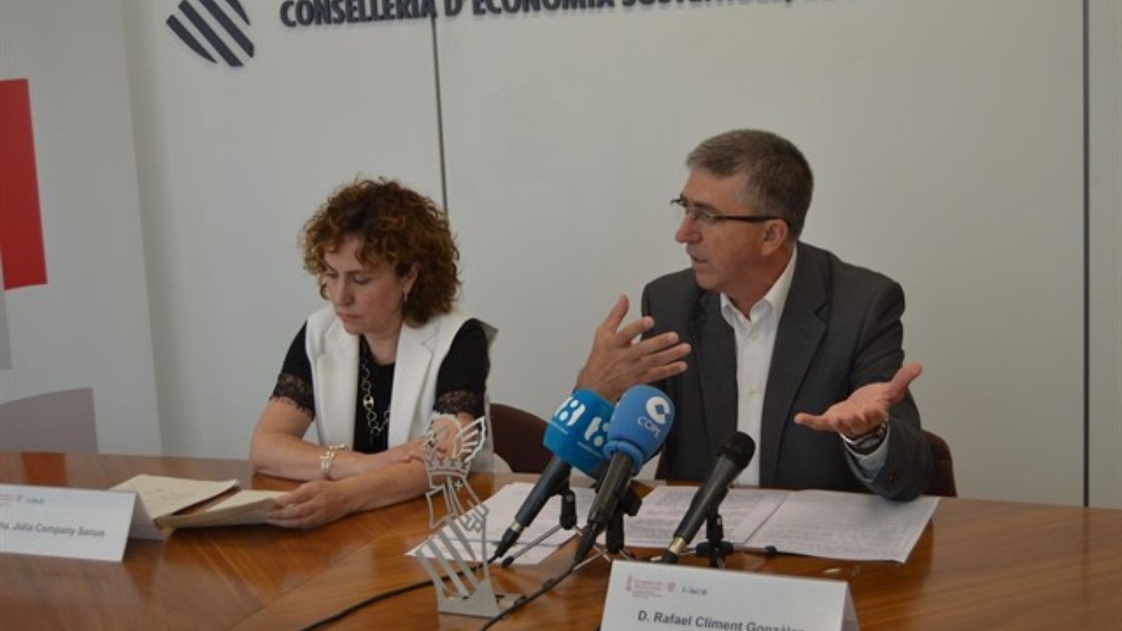 El conseller de comerç, Rafael Climent