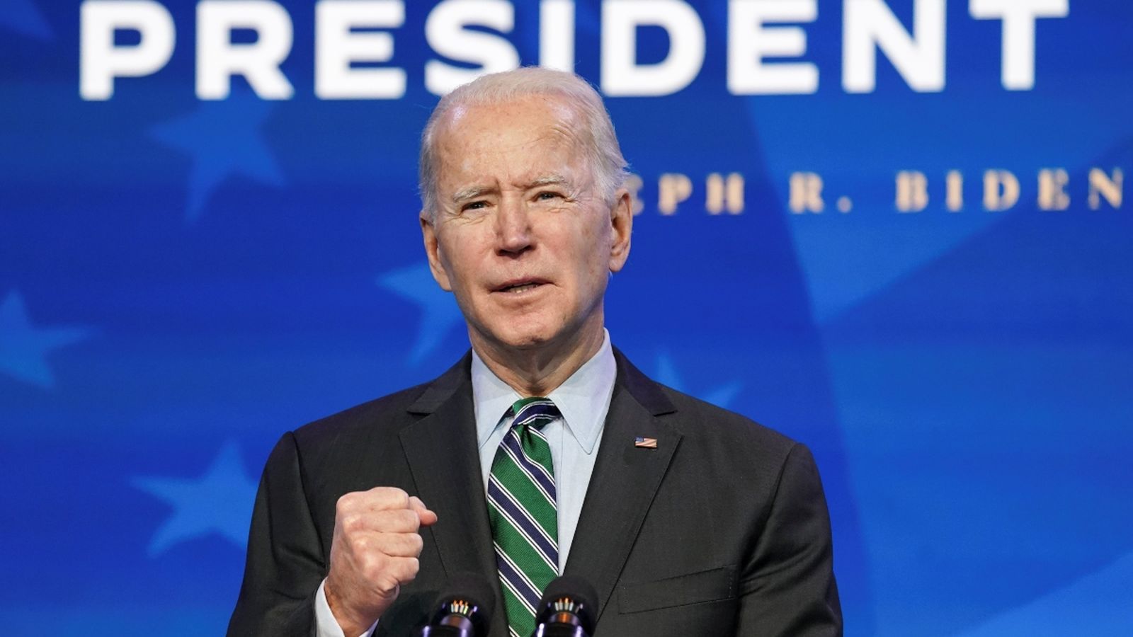 El president electe dels Estats Units, Joe Biden, en una roda de premsa aquesta setmana