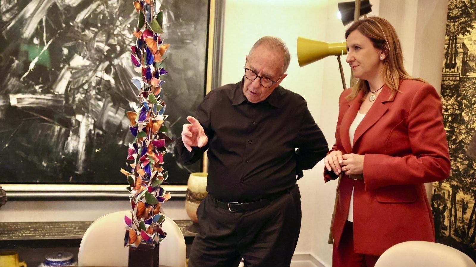 EuropaPress 7070620 artista escultor valenciano manolo valdes alcaldesa valencia maria jose