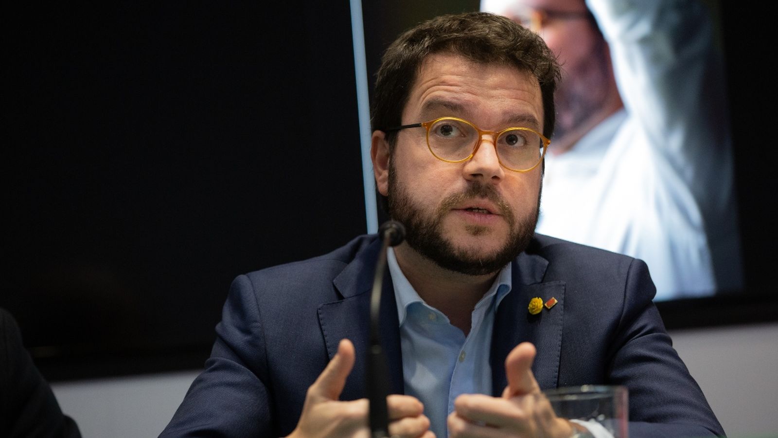 El vicepresident de la Generalitat de Catalunya, Pere Aragonès