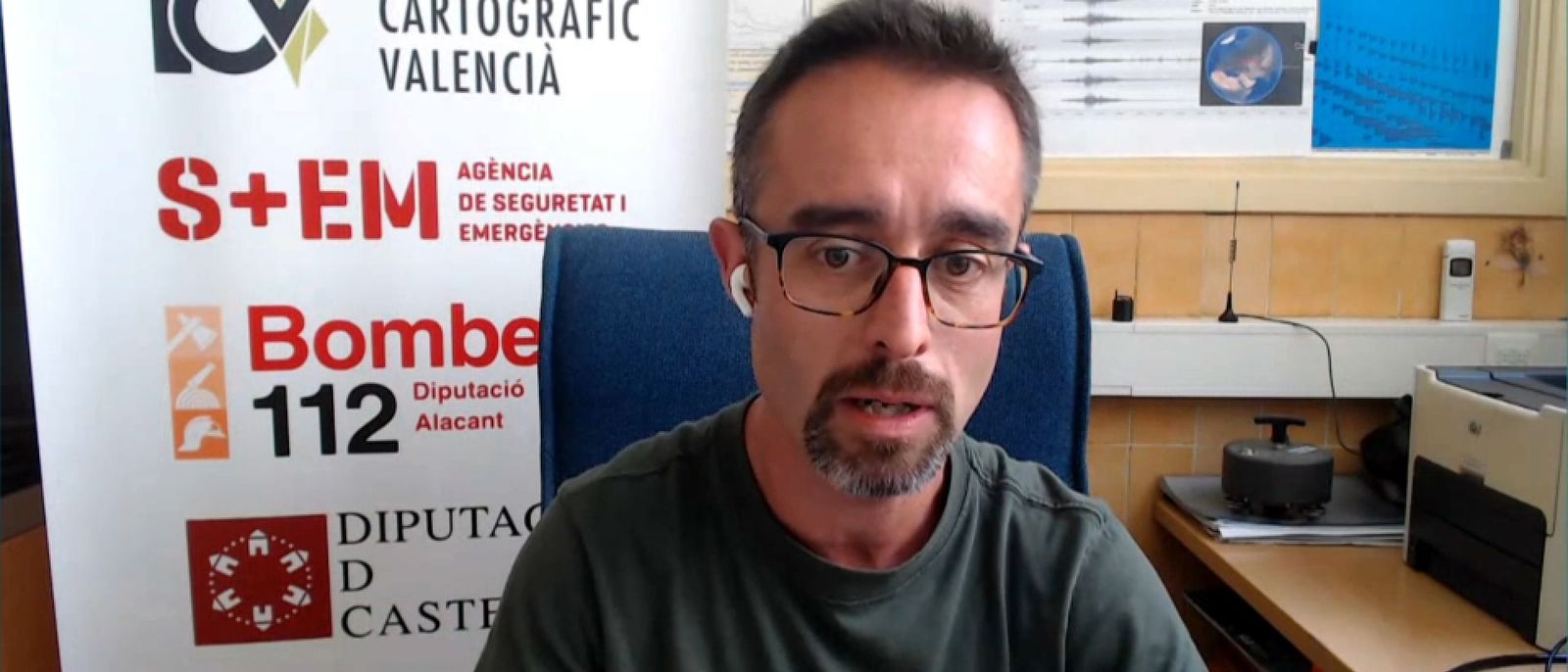 La xarxa sísmica de la Comunitat Valenciana també registra els terratrémols veneçolans nou minuts després de produir-se