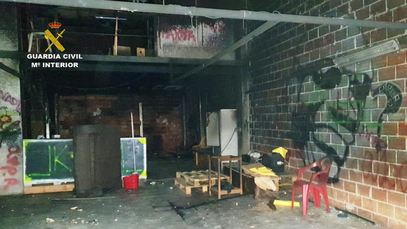 Local on el presumpte piròman va provocar un incendi