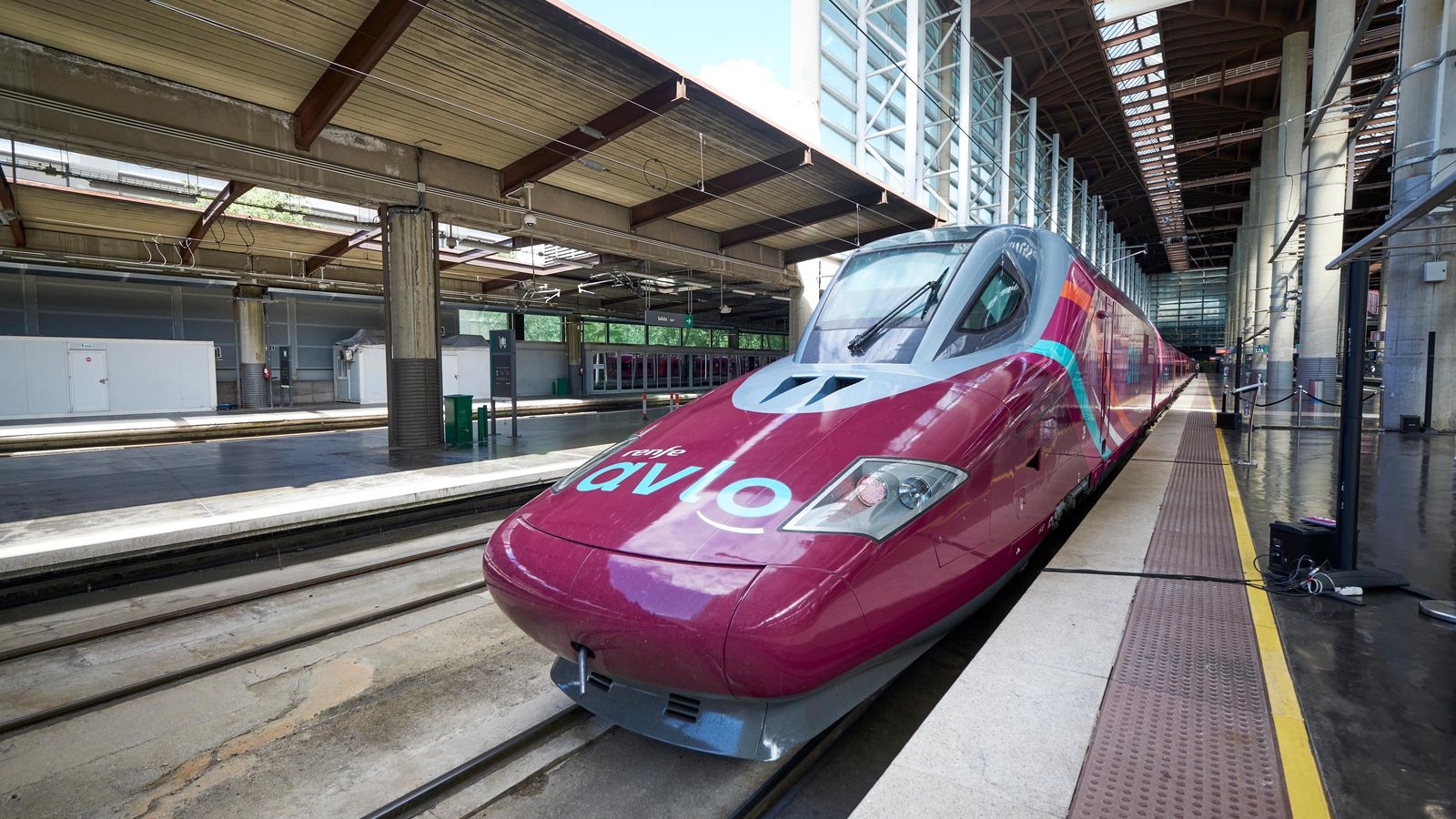 Presentació del nou servei ferroviari de Renfe AVLO, a 23 de juny de 2021, a Madrid