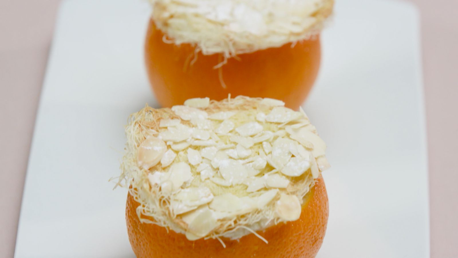 Taronges amb formatge del Maestrat