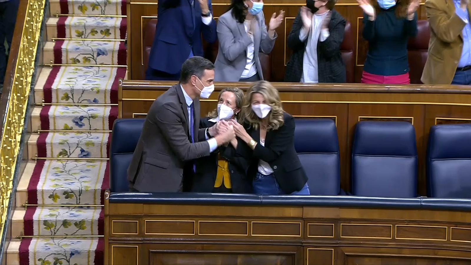 Pedro Sánchez felicita Yolanda Díaz