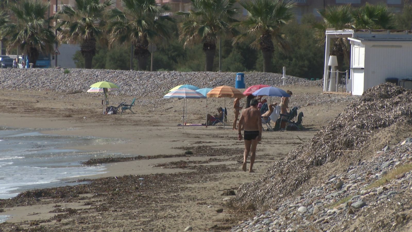 Les fortes pluges causen danys a Orpesa i Cabanes