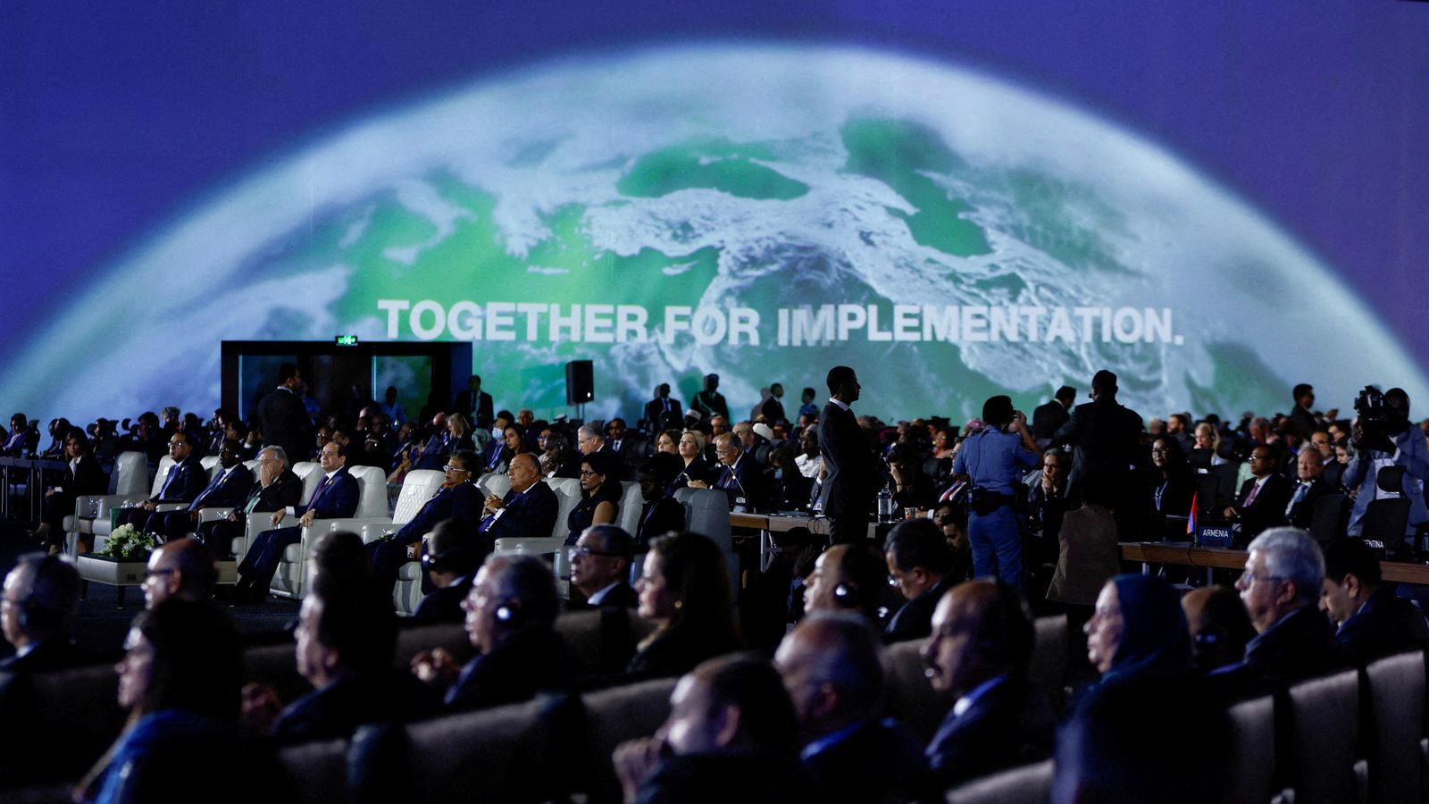 Imatge d'arxiu de la cimera sobre el clima de la COP27 a Egipte
