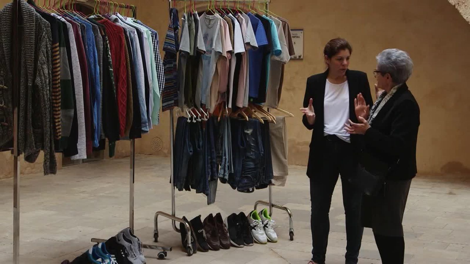 Roba esgarrada i humoristes