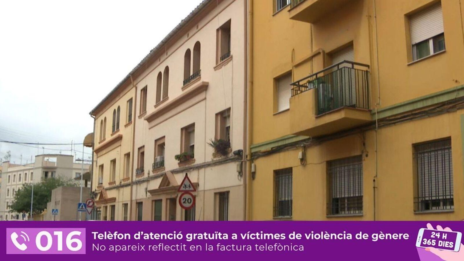 En imatge, el carrer on residia la víctima, a Castelló de la Plana