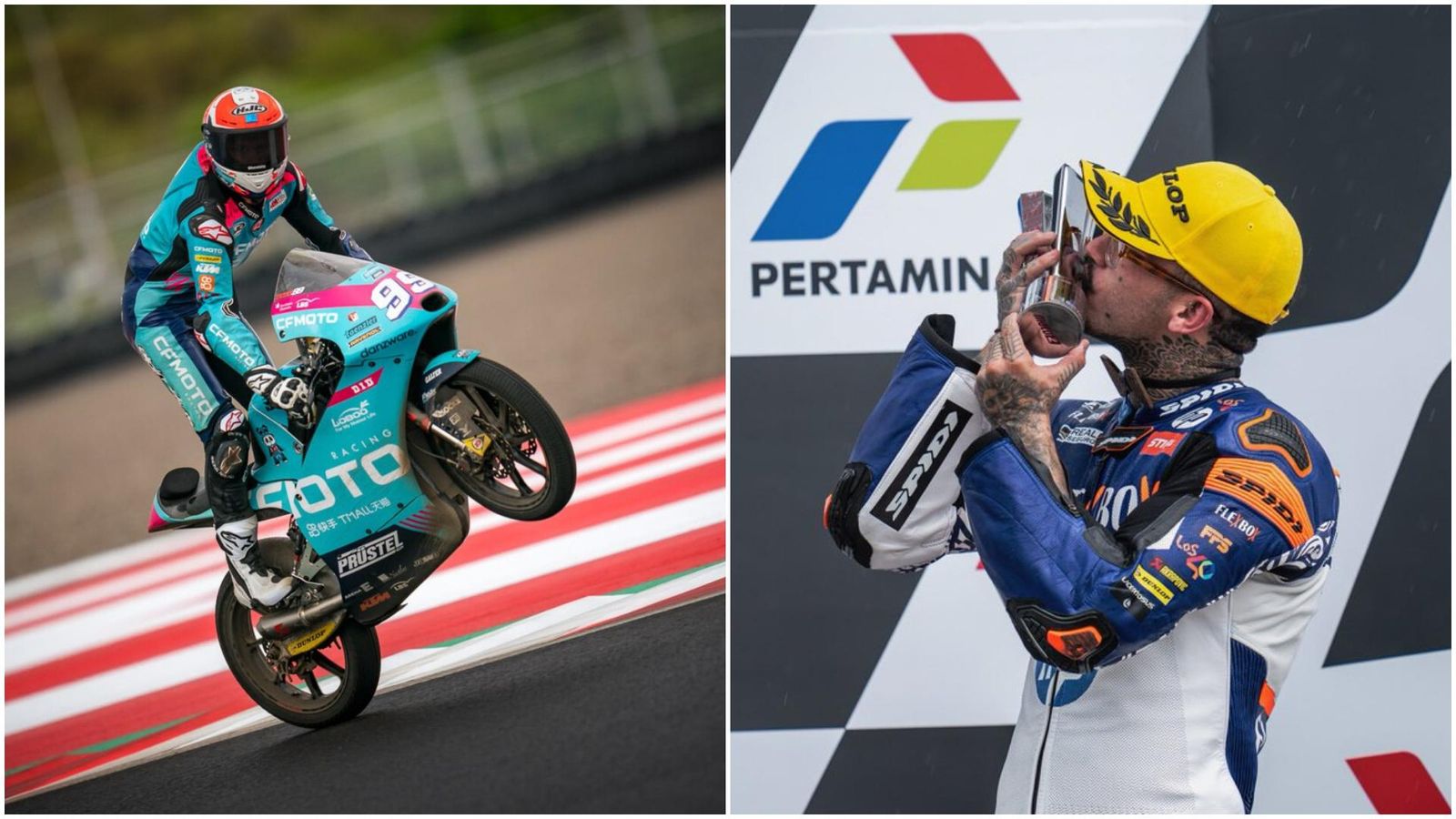 Carlos Tatay i Arón Canet celebren el pòdium