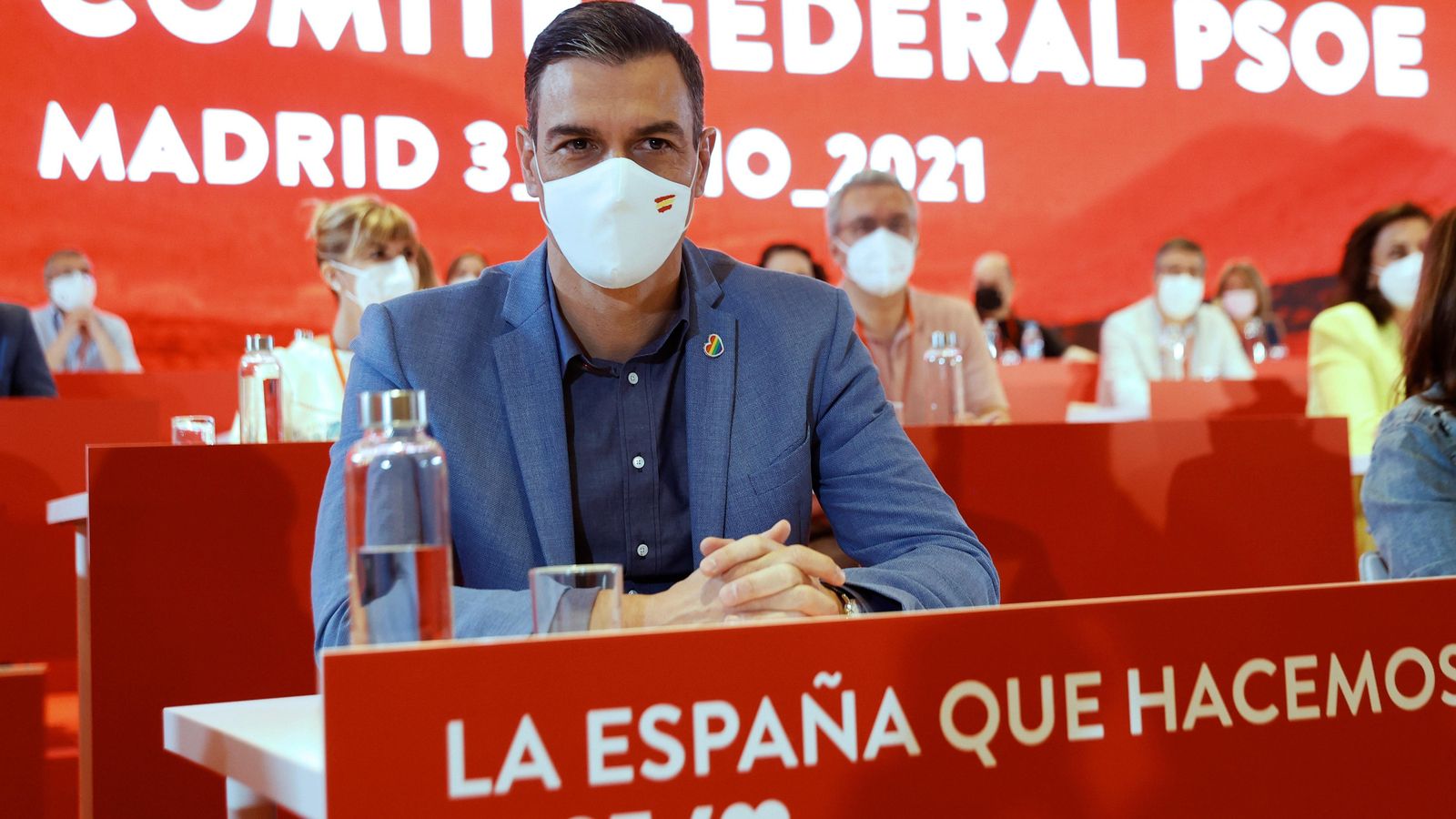 Pedro Sánchez, durant la reunió del Comité Federal del PSOE a Madrid