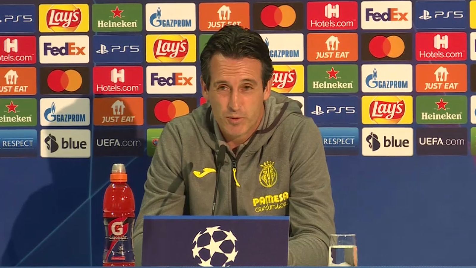 L'entrenador del Vila-real, Unai Emery