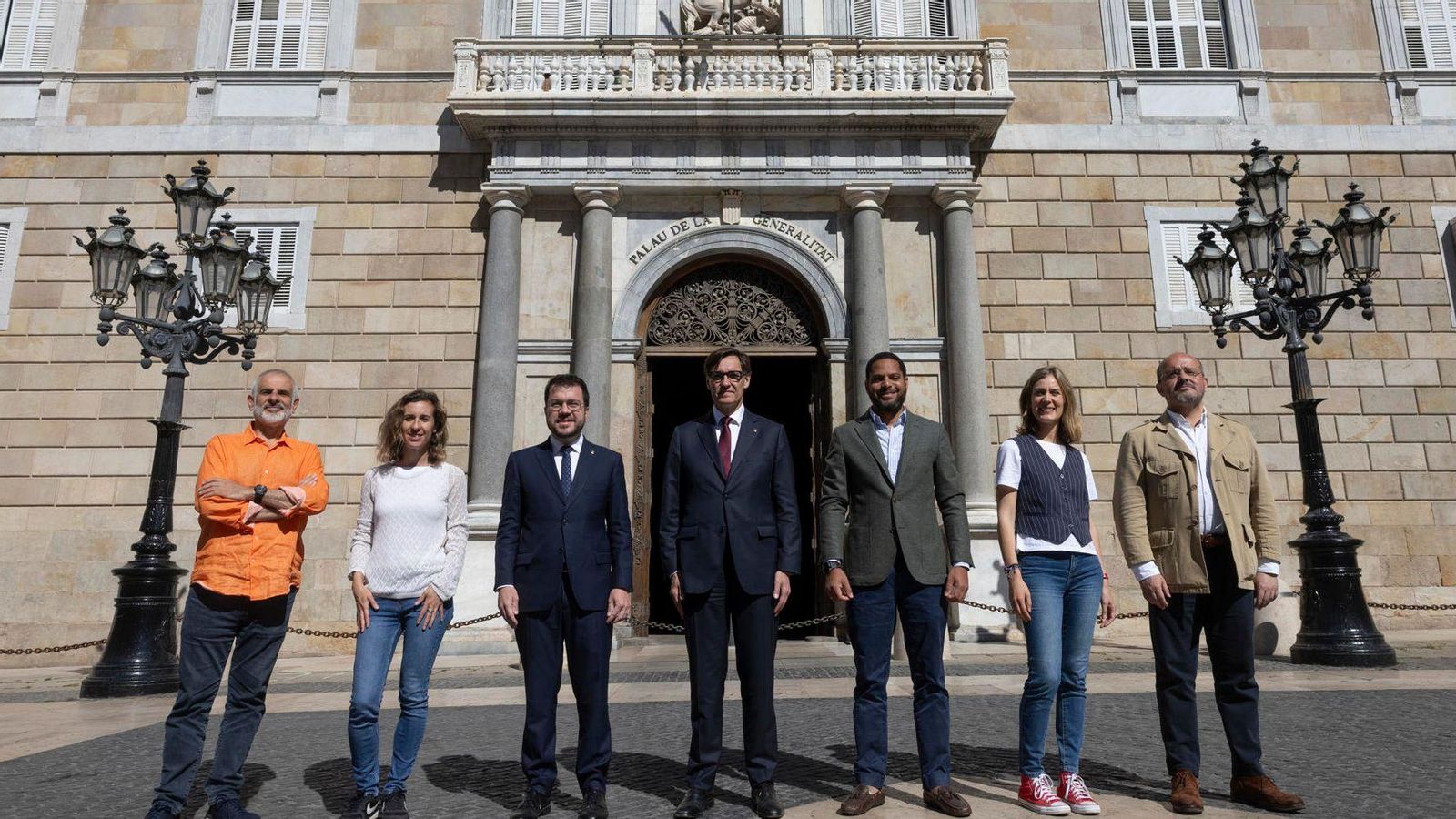 Els candidats a la presidència de la Generalitat de Catalunya, este dissabte