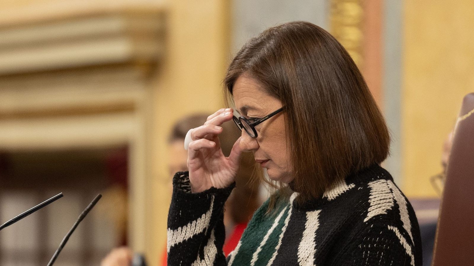 Francina Armengol, dimecres passat en el Congrés