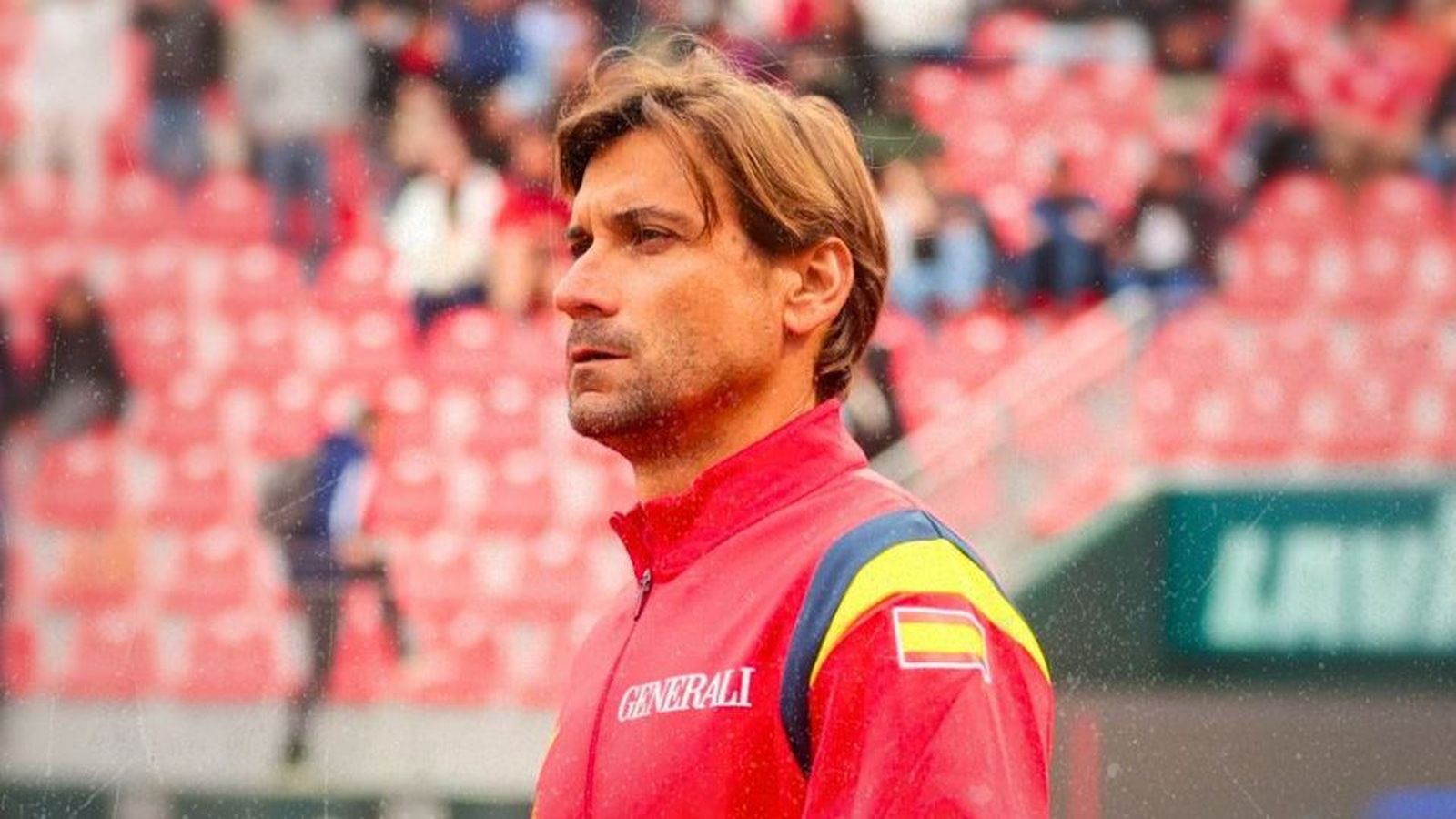 El capità de la selecció espanyola de Tenis, David Ferrer