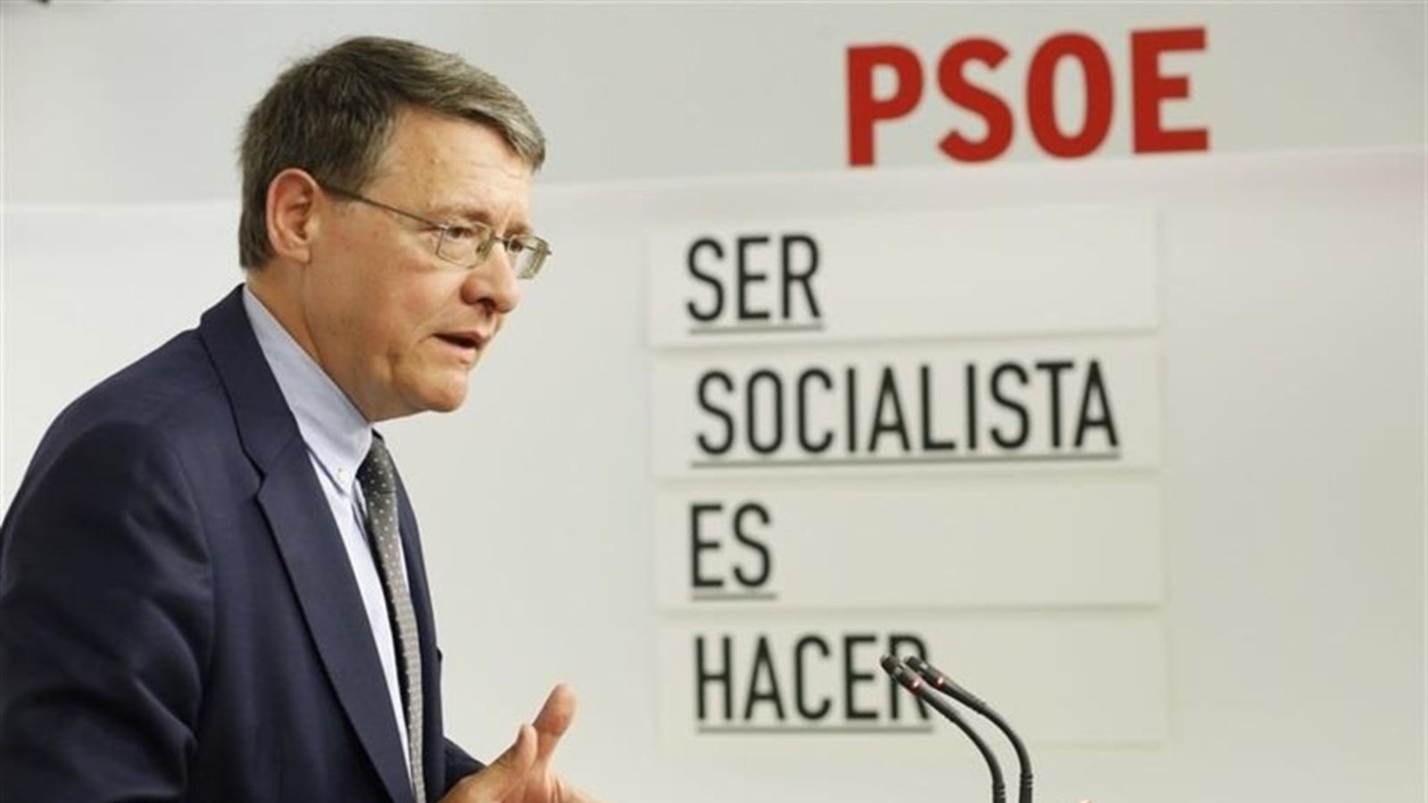 L'exministre Jordi Sevilla en un acte del PSOE